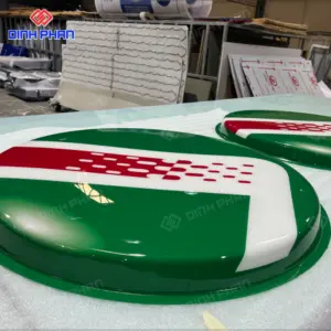 Làm bảng hiệu hộp đèn mica