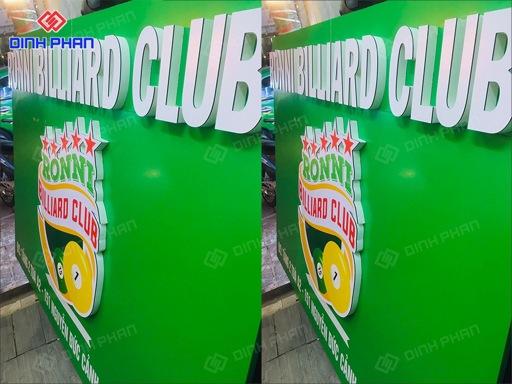 Các loại chữ nổi phổ biến