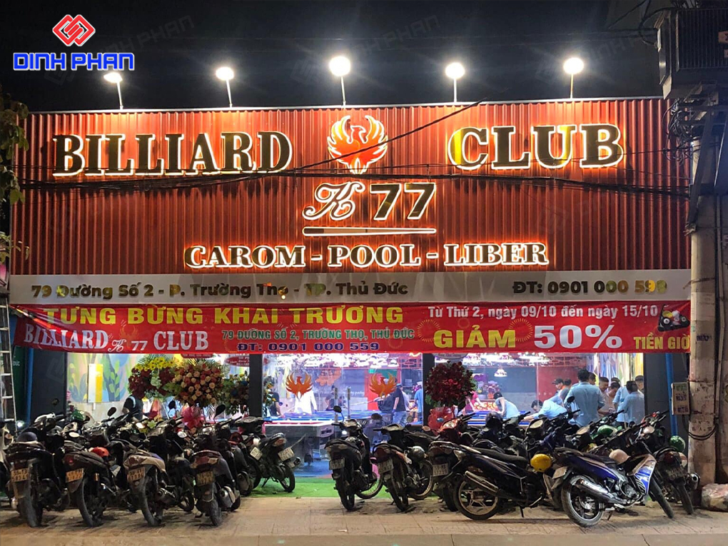 Các loại chữ nổi phổ biến