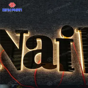 Gia công chữ nổi inox