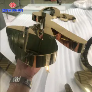 Gia công chữ nổi inox