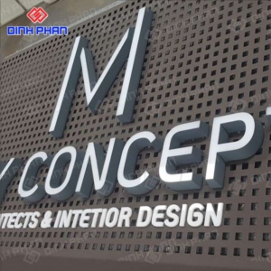 Gia công chữ nổi mica