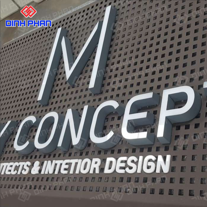 Gia công chữ nổi mica