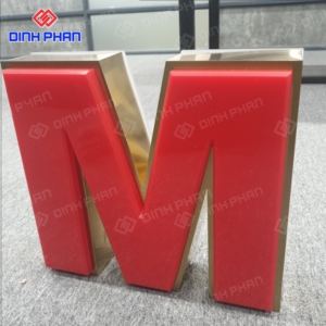 Gia công chữ nổi mica