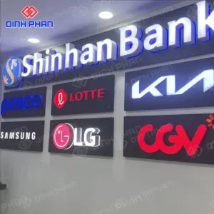 Bảng hiệu hộp đèn chữ nổi