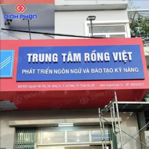 Bảng hiệu hộp đèn chữ nổi