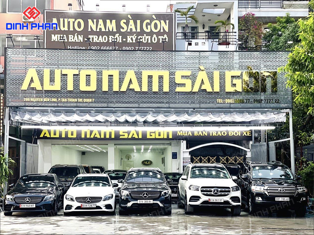 Biển quảng cáo alu chữ nổi