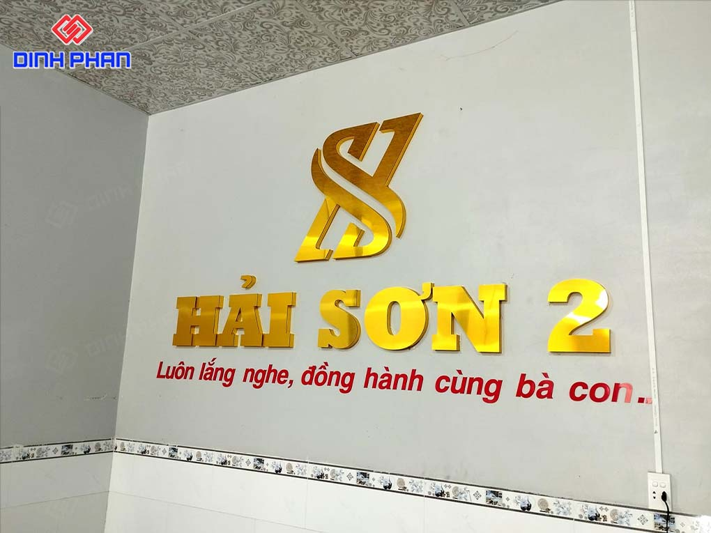 Biển quảng cáo alu chữ nổi