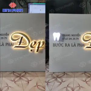 Biển quảng cáo chữ nổi đẹp