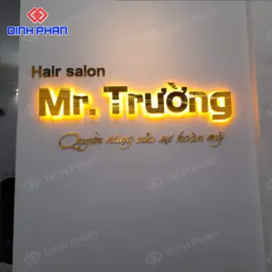Giá chữ alu gương vàng