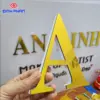 Giá chữ alu gương vàng
