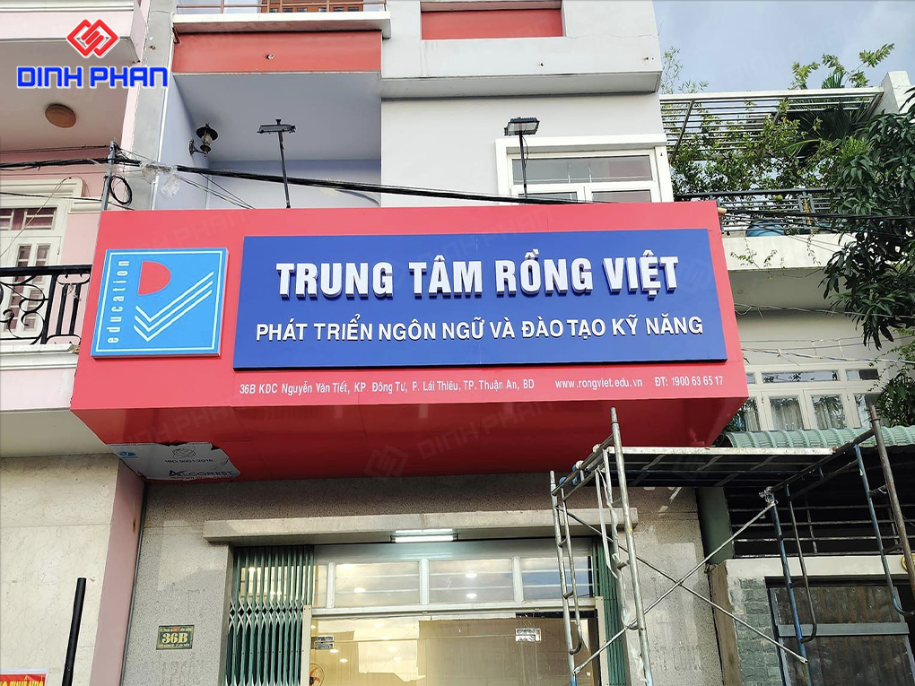 Giá làm biển alu chữ nổi