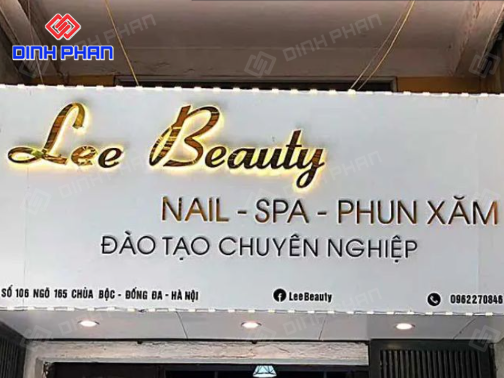 Giá làm biển alu chữ nổi