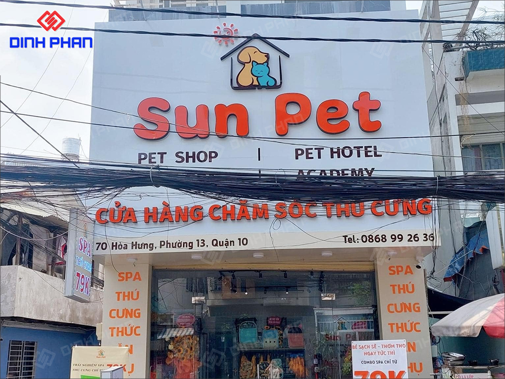 Giá làm biển alu chữ nổi