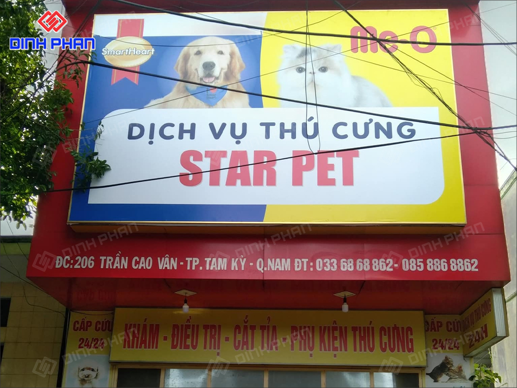 Giá làm biển alu chữ nổi