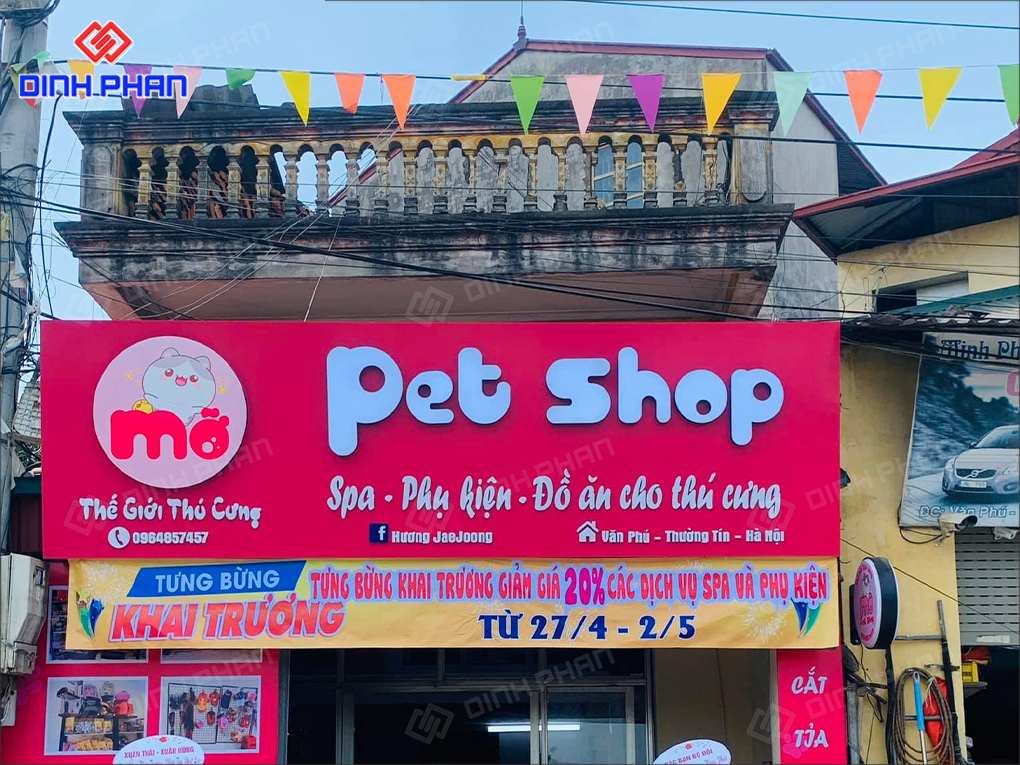 Giá làm biển alu chữ nổi