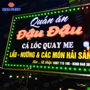 Hộp đèn chữ nổi