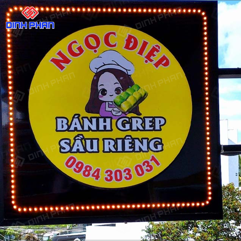 Hộp đèn chữ nổi