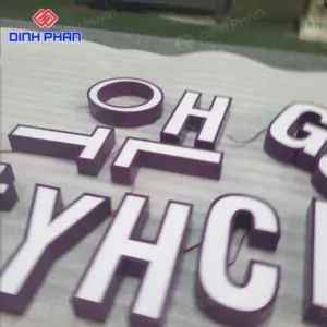 Làm chữ nổi inox giá rẻ