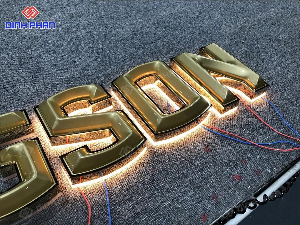 Chữ Inox Sáng Chân