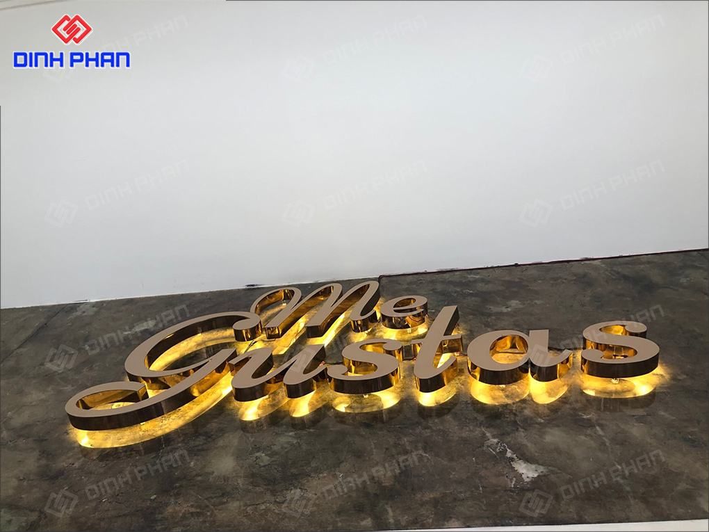 Chữ Inox Sáng Chân