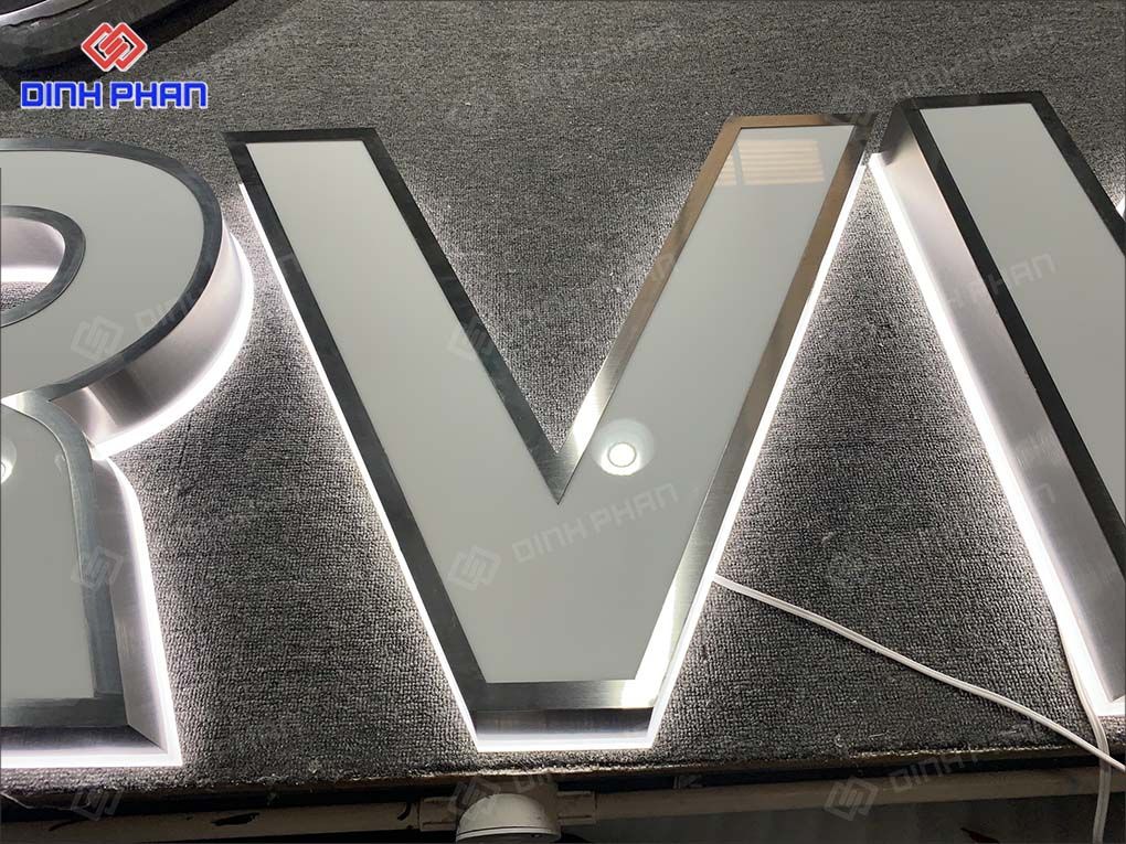 Chữ Inox Sáng Chân